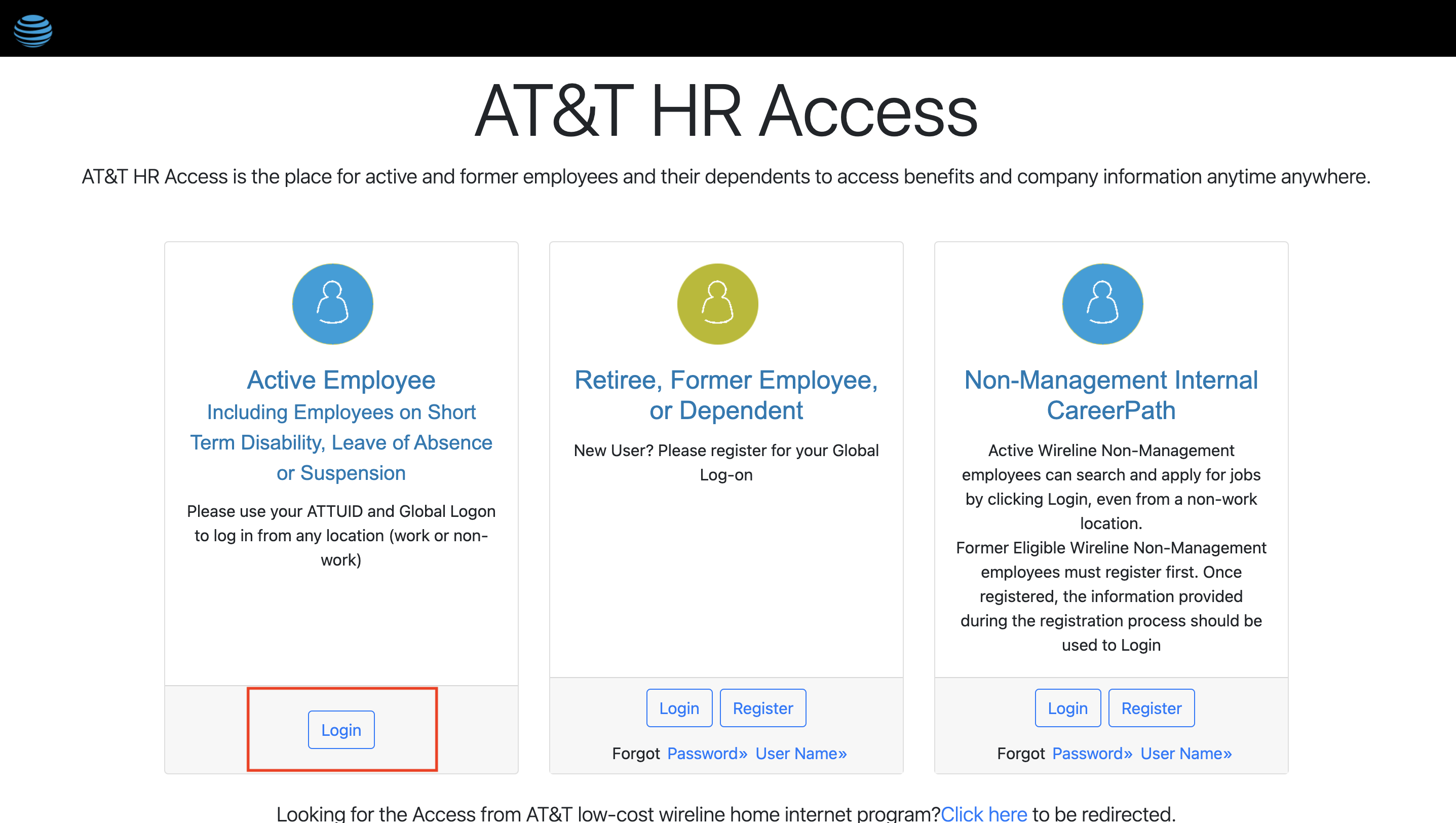 AT&T Employee Login 