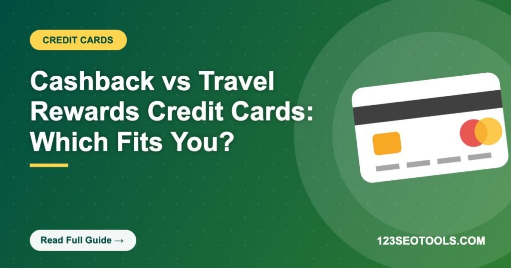 Cashback vs Travel Rewards Credit Cards: Which Fits You?