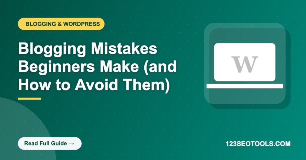 Blogging Mistakes Beginners Make (and How to Avoid Them) Blogging Mistakes Beginners Make (and How to Avoid Them)