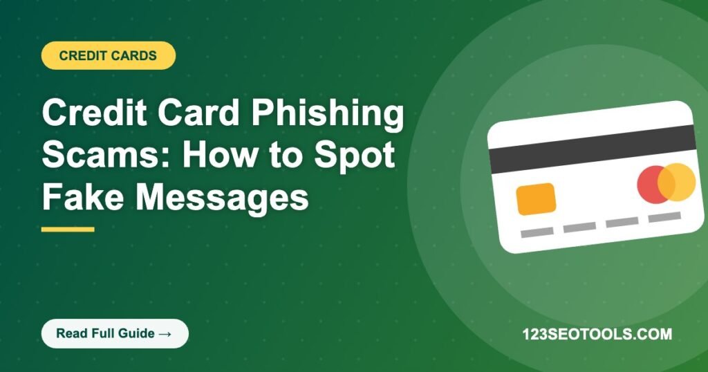 Credit Card Phishing Scams: How to Spot Fake Messages