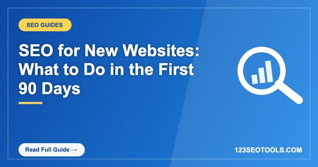 SEO for New Websites: What to Do in the First 90 Days SEO for New Websites: What to Do in the First 90 Days