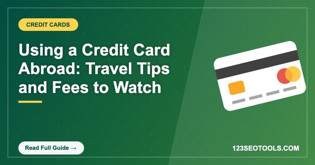Using a Credit Card Abroad: Travel Tips and Fees to Watch