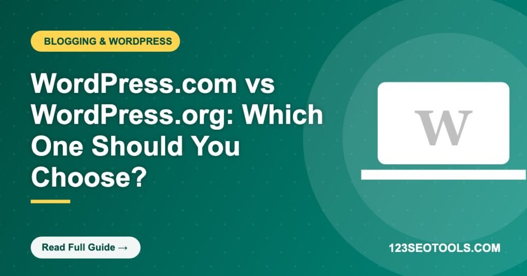 WordPress.com vs WordPress.org: Which One Should You Choose? WordPress.com vs WordPress.org: Which One Should You Choose?